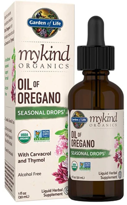 Garden of Life oregano oil 가든오브라이프 천연 유기농 오레가노 오일 시즈널 드롭 30ml +기프트, 1개 - 쿠팡