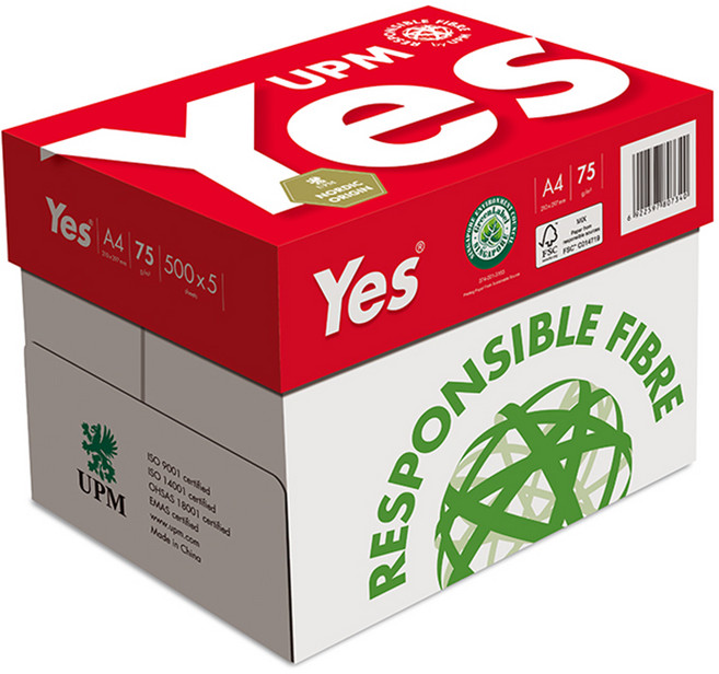 Yes 예스 75g A4용지 A4복사용지, A4, 2500매