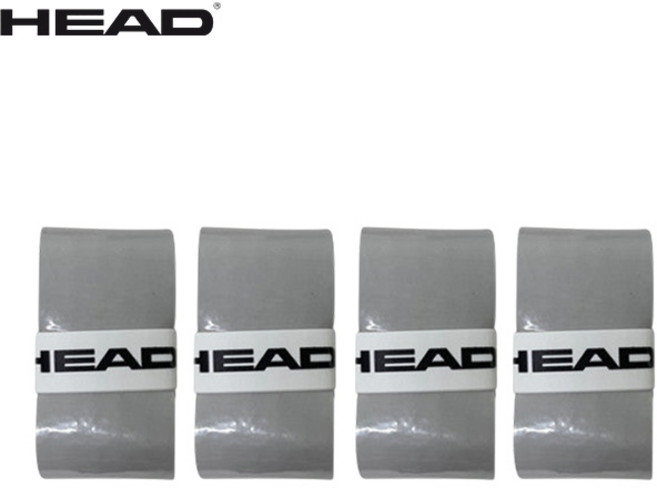 헤드 프라임 투어 오버그립 4개입 285651 테니스 배드민턴 스쿼시 그립, 그레이, 1개