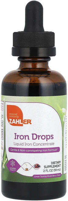 Zahler 아이언 드롭 맛있는 믹스 베리 59ml(2fl oz), Zahler아이언드롭맛있는믹스베리59ml2floz, 1개, 59ml - 쿠팡