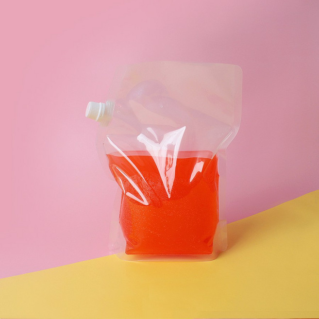 스파우트 파우치 1kg 투명 음료팩 주스 소스 일회용파우치 [50장] [4월 27일 이후 순차발송]
