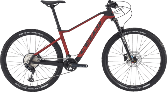첼로 2024 27.5 XC Pro 30 카본 MTB 산악 입문용 24단 SLX 진주자전거, 1개, 175cm, 블랙/폴리쉬드레드(무광) M사이즈