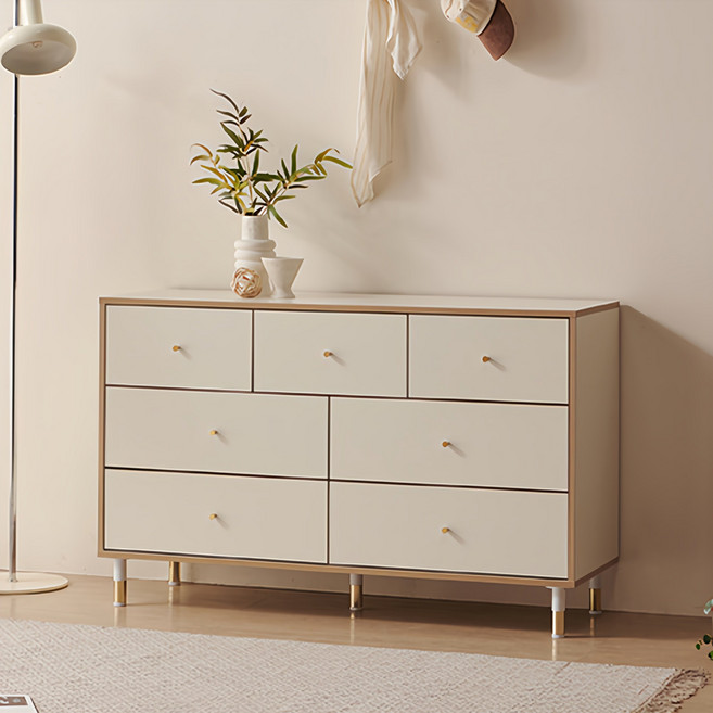 파로마 리디아 와이드 서랍장, 오크화이트, 7단