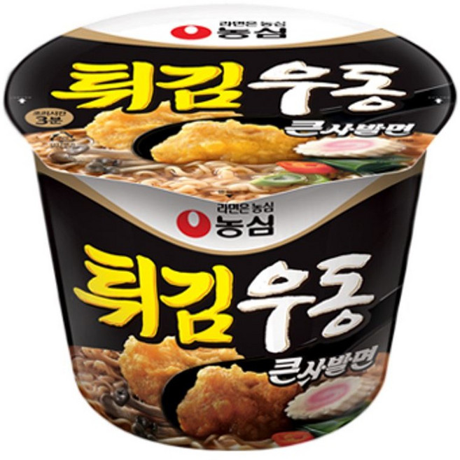 농심_튀김우동큰사발 111g*5, 5개