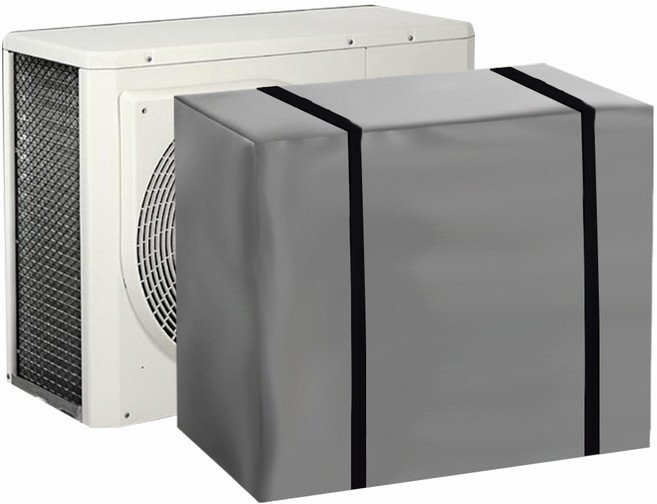 쿨팩토리 에어컨 실외기 방수 커버 + 바람고정끈 2p, 일반형 방수커버(대형 90x70x35cm), 1개