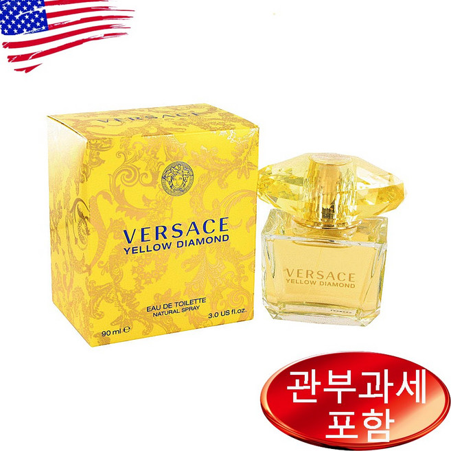베르사체 옐로우 다이아몬드 우먼 오드뚜왈렛 90ml, 1개