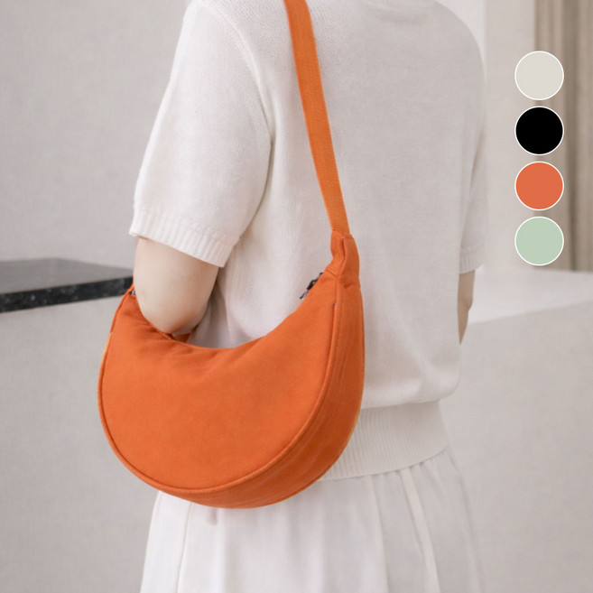 작은나무숲 반달 미니 크로스백 숄더백 남여공용