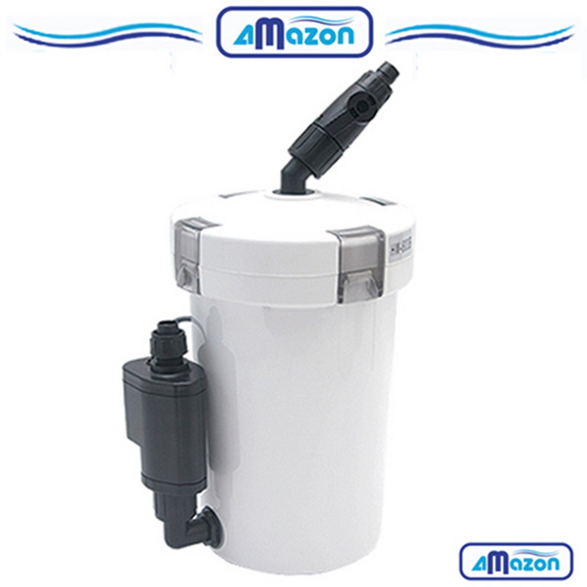 샘아쿠아 아마존 미니 외부여과기 HW-603B + 석영링여과재 1L증정, 1개, 5W