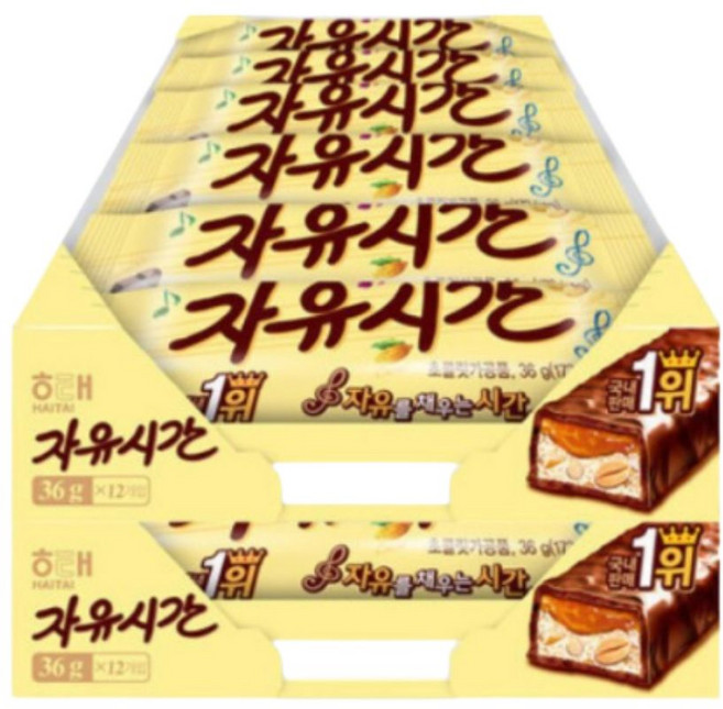 자유시간 36g 12개 x 2팩(총 24개), 24개