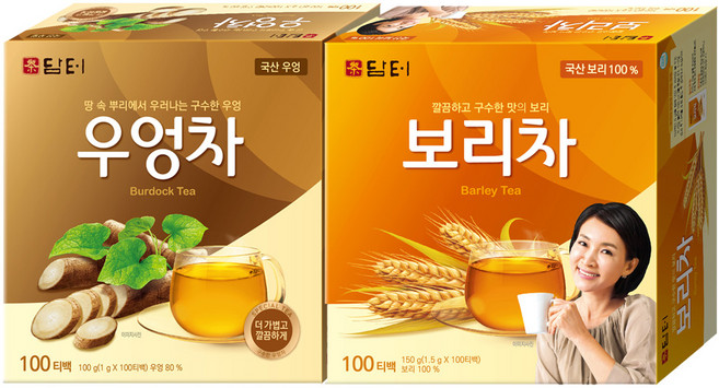 담터 우엉차 + 담터 보리차