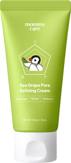 마미케어 핑구 콜라보 5초 모공 축소 바다포도 리프팅 크림 튜브형, 1개, 50g