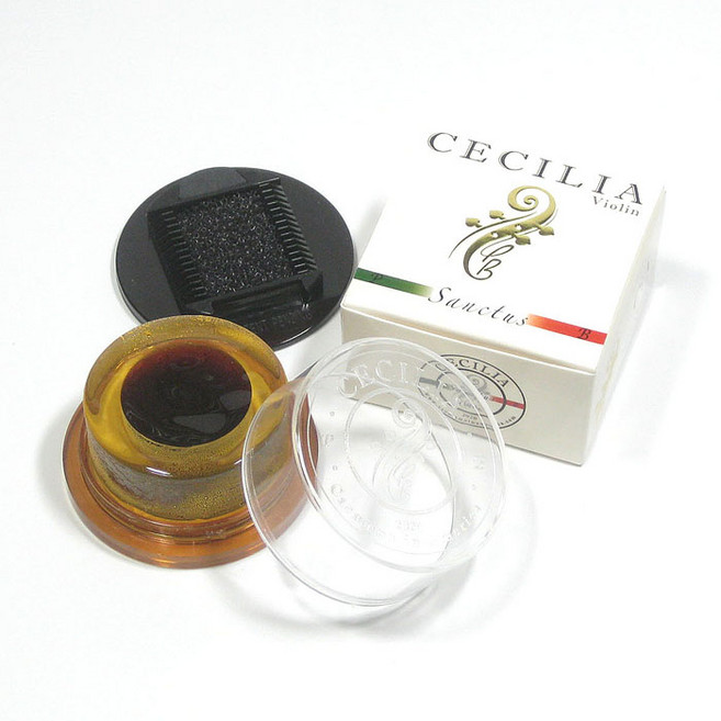 정품 체칠리아 바이올린 송진/상투스/구 안드레아 Rosin/전공자 및 전문연주자 필수 아이템/스프레더 선물, 1개