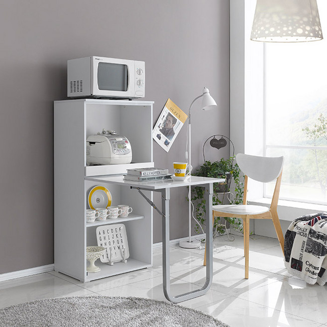 퍼스웰 루비 LPM코팅 1200접이식 식탁렌지대(CW_033), 화이트