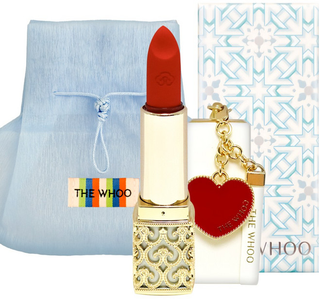 더 후 공진향 미 벨벳 립 루즈 기획 세트, 24호(레드오렌지), 1개