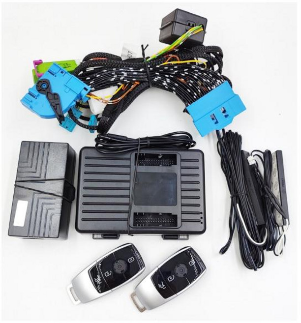 메르세데스 벤츠 E 클래스 W213 2015-2021 업그레이드 엔진 원격 시동 키리스 엔트리 시스템 신형 스마트, 01 without gsm module