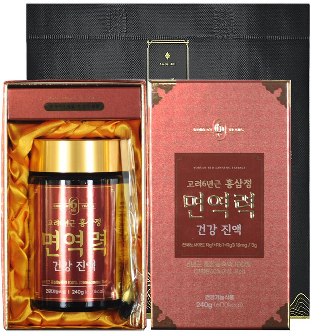 대한홍삼 고려6년근 홍삼정 면역력 건강 진액, 1개, 240g