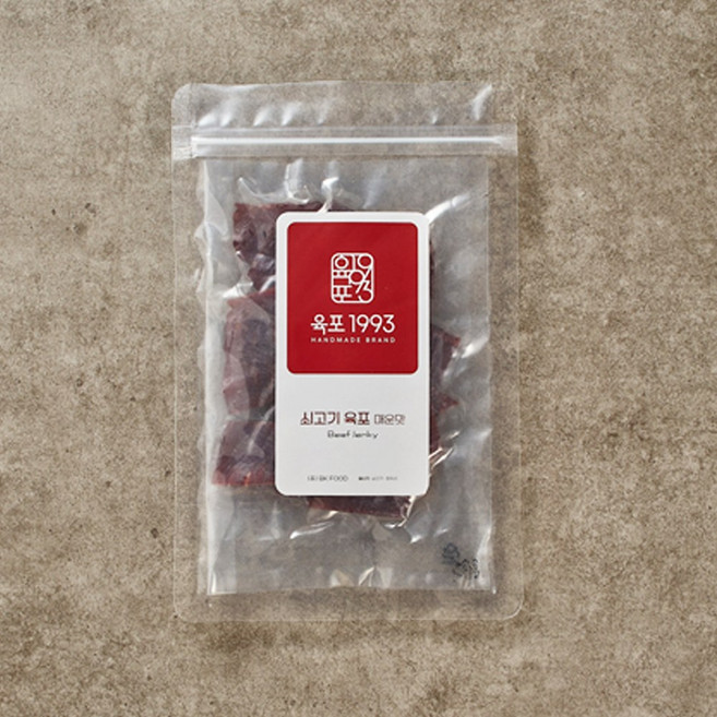 포천수제 매운맛쇠고기육포 70g, 1개