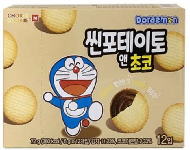 로컬코리아 도라에몽 씬포테이토 앤 초코 사무실스낵바