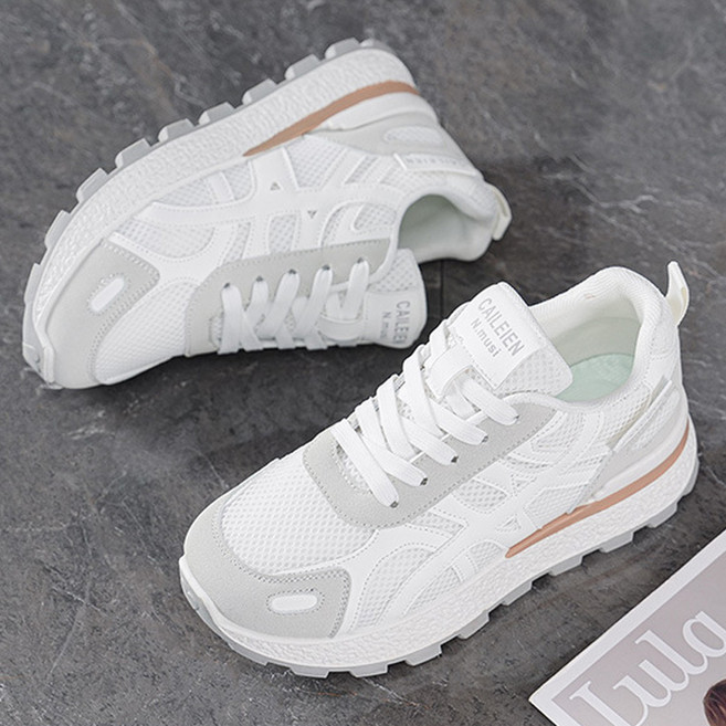 여성 키높이 운동화 통굽 심플 패션 데일리 스니커즈 신발