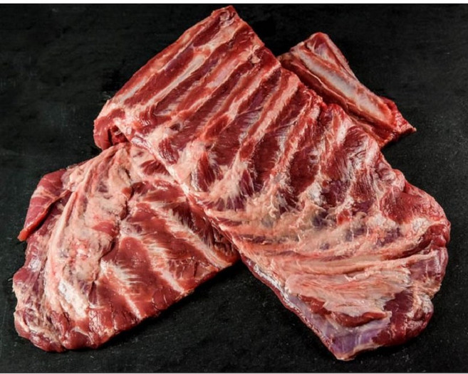 돼지 통 갈비 5kg 스페어립 원육 돈마호크 구이 바베큐 냉동, 1개