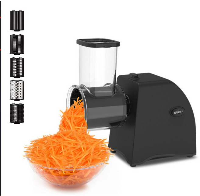 하다나 전동 채칼 BLACK 만능 자동 채칼 당근 양배추 무 채써는 기계