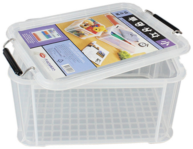 내쇼날 투명상자 리빙박스 장난감정리 옷정리 창고정리 소품정리함 13L 20L 40L, 1개