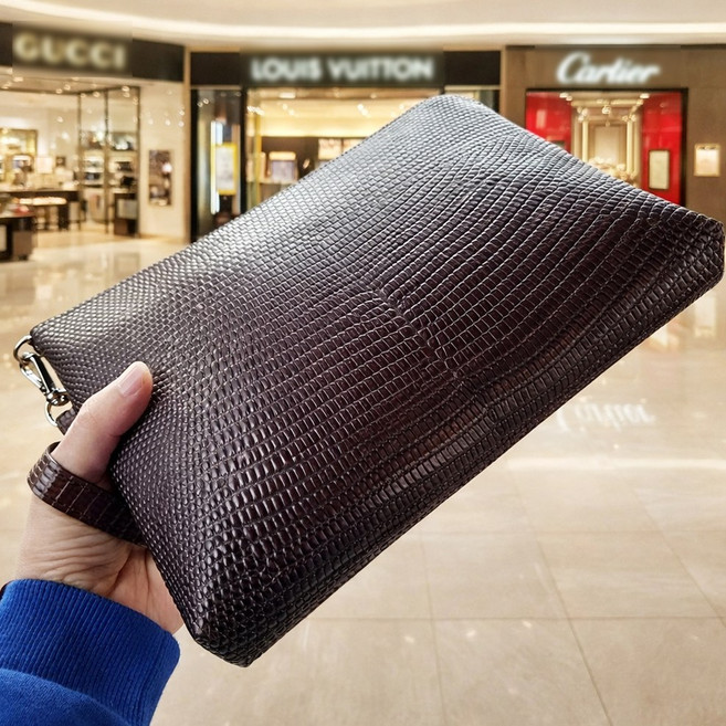 국내제작 천연소가죽 악어무늬 나만의 수제 클러치 백 여성 남성 손가방 파우치 만족될 퀄리티 되실거에요