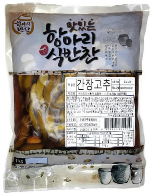 항아리반찬 간장고추, 1kg, 1개