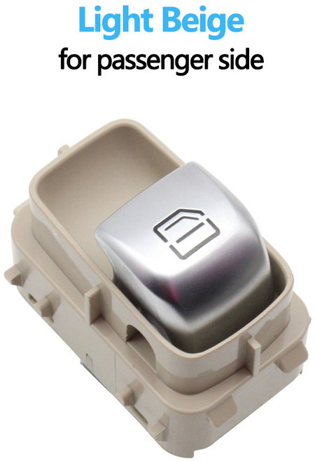 차량 창문 스위치 W205 2059050302 2059051513 파워 벤츠 비토 2059057011 윈도우 쿠페 W447 C 자동차 리프팅 메르세데스 마스터 전동 호환 클래스, Light Beige, 1개