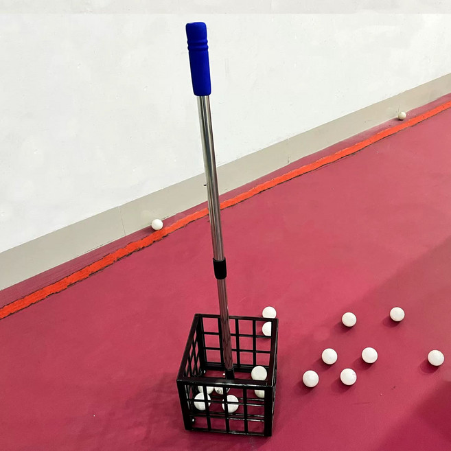 탁구공 바구니 이동식 바스켓 볼박스 레슨용 탁구장 멀티볼 거치대 정리용품, 1개, 나일론 바구니 탁구 공 줍기