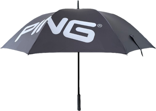 핑 골프우산 UV차단 60인치 수동 솔리드 우산 2025 정품, 1개, 블랙
