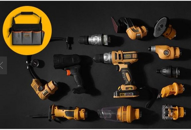 달인파워툴 DIY 전동공구 글로벌 프리미엄 풀세트 가정용 전동드릴, 1개