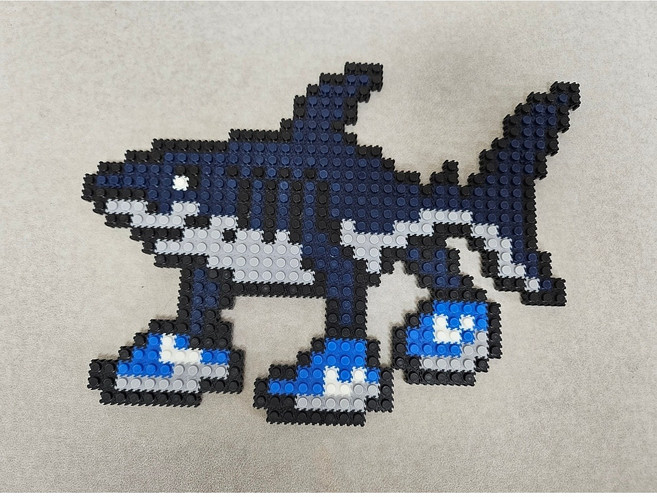 초이블록 디폼블록 8mm 이탈리안 브레인롯 트랄랄레로 캐릭터 만들기 세트, 1개