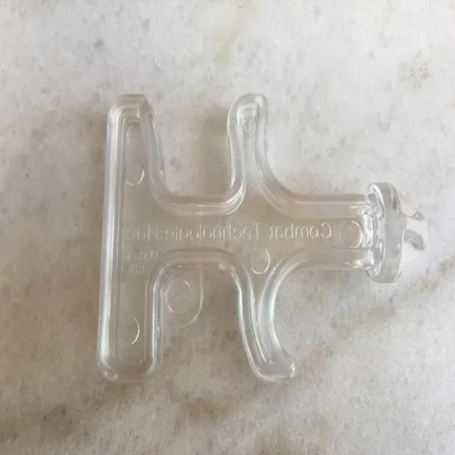 호신용스프레이 너클 자기방어 스틱 비상 탈출 야외 나일론 플라스틱 강철 자기 방어 듀론 드릴 스팅거 링, [04] Transparent