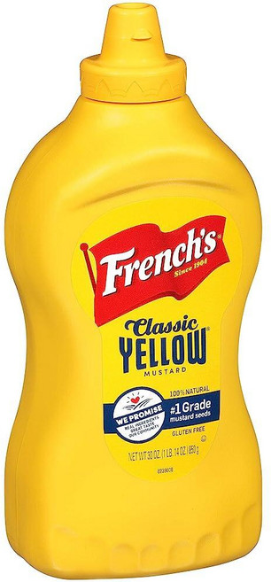 후렌치스 클래식 옐로우 머스터드, Frenchs 클래식 옐로우 머스타드 850g 1개, 1개, 850g