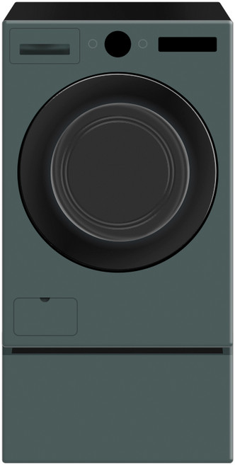 LG 트롬 오브제컬렉션 워시콤보 + 키높이 수납함 FH25GSGF 세탁25kg 건조15kg, 네이처 그린