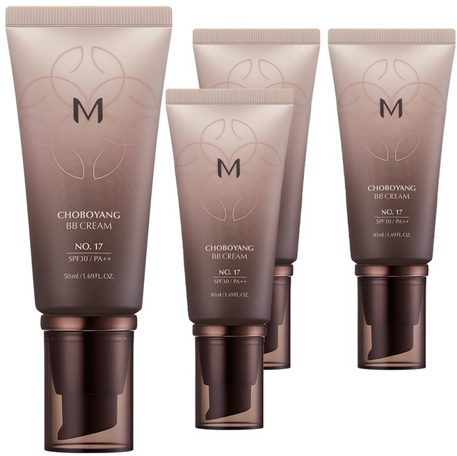 미샤 M 초보양 비비크림 SPF30 PA++ 50ml, 17호밝은베이지, 4개