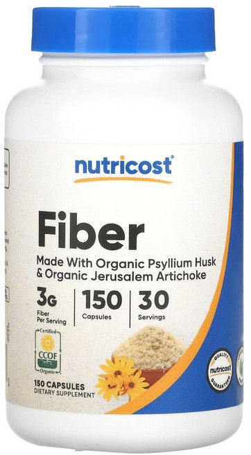 뉴트리코스트 화이바 차전자피 식이섬유 150캡슐, 150정, 1개