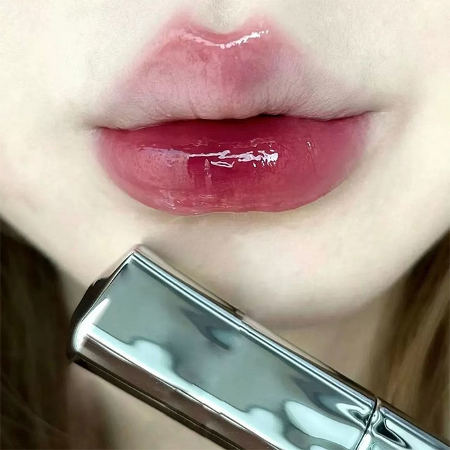 립글로우 5 가지 색상 모이스춰 라이징 클리어 워터 글로스 립 글레이즈 미러 워터리 색조 방수 및 기름기가없는 젤리 메이크업, 03 02