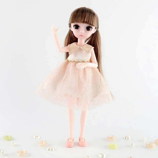 스위트 사리엘 시리즈 25cm 미니 구체 관절 인형 미니돌 사람인형 베이비돌 여아 선물, 04.데이지, 1개