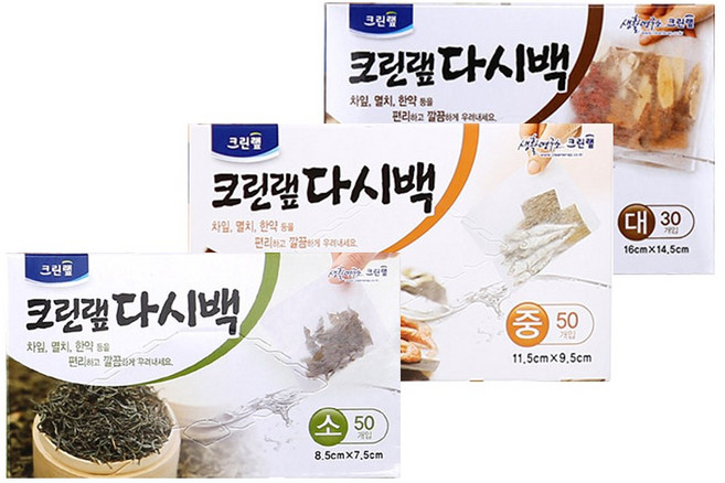 크린랲 크린랩 다시백 대 중 소, 1개, 중(M)