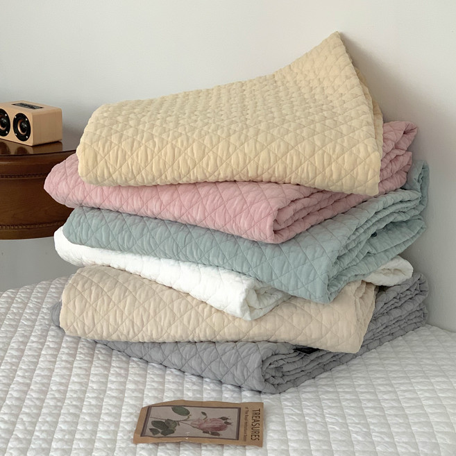 수젠하우스 피그먼트 모던다이아 모달 스프레드 이불 겸 패드, 그레이