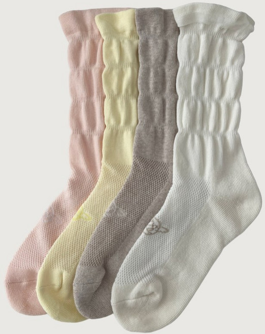 우쭈쭈베이비 1+1+1+1 무압박 산후조리원 당뇨 발목조임없는 순면 양말 4P, 1세트