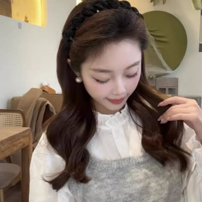 [이엠]h41 볼륨업 머리띠 헤어밴드 머리띠