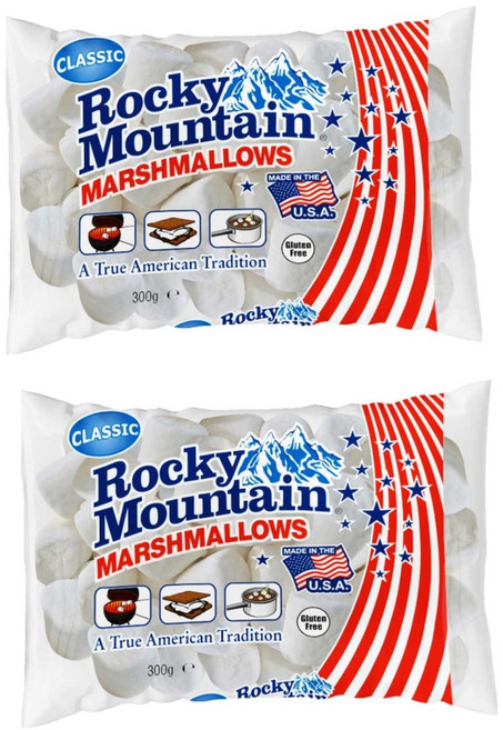 Rocky Mountain 마시멜로 바베큐용 스모어용 300g 2개, 600g, 1세트