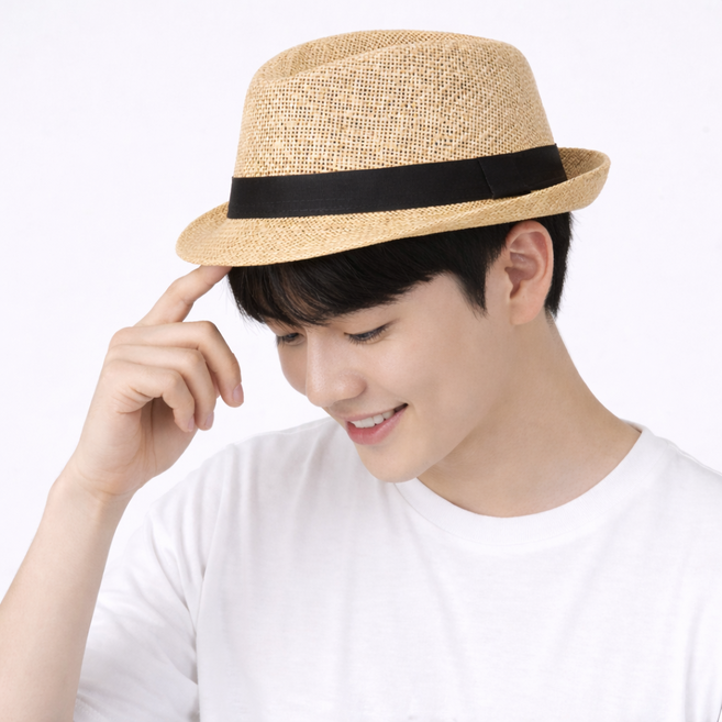 SODAM G01 중절모 페도라 신사모자 남자 카우보이 모자