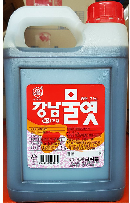 강남 [㈜강남식품] 강남 맥아물엿 3Kg, 5개