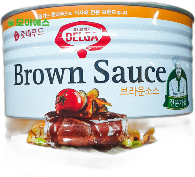 업소용 브라운소스 돈까스 함박스테이크 통조림, 1개, 2kg