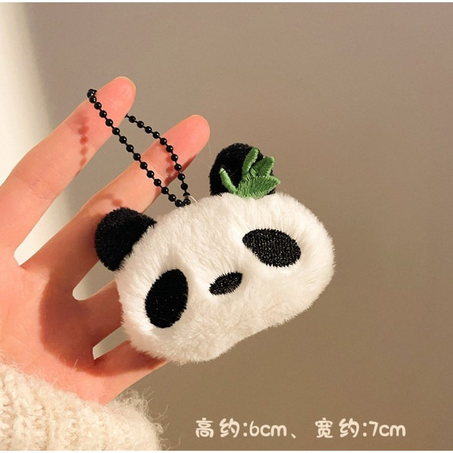 DENESS SHOP 귀여운 인형 열쇠고리 선물 키링 작은선물 귀여운키링 인형키링 판다키링 딸기키링 구름키링, 1개, 큐티판다