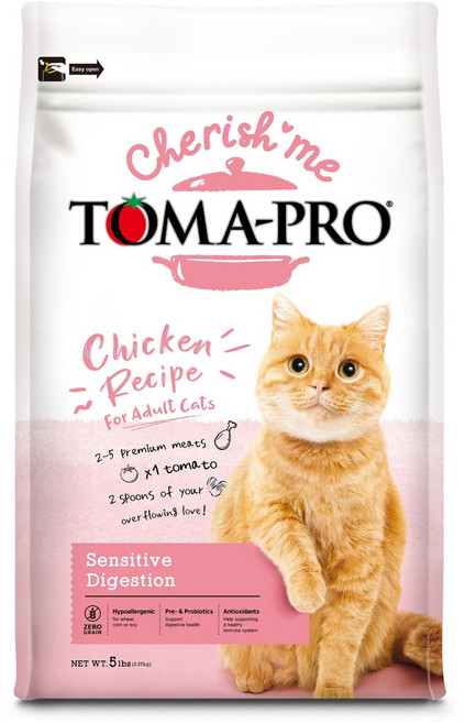 TOMA-PRO 優格親親 成貓 雞肉配方 敏感腸胃 無穀 貓糧, 6.35kg, 1個, 雞